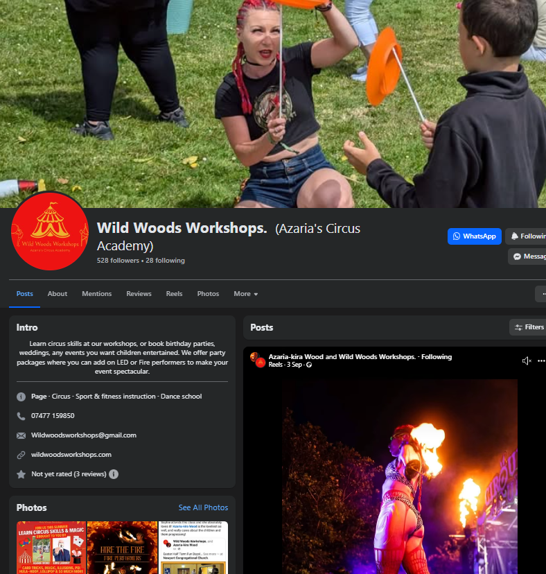 Facebook Page
